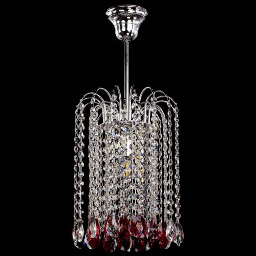 Люстра Зима капель журавлик красная в Сочи Гусь Хрустальный