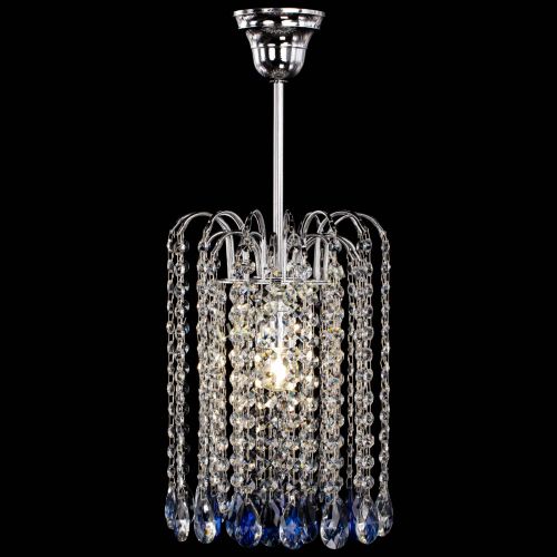 Люстра Зима капель журавлик синяя в Сочи Гусь Хрустальный