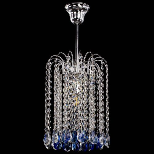 Люстра Зима капель журавлик синяя в Сочи Гусь Хрустальный