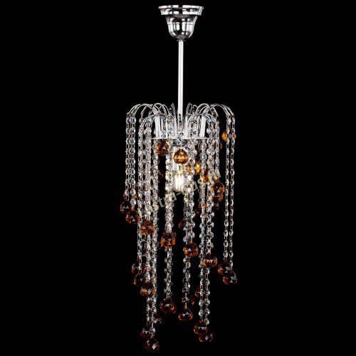 Люстра Зима каскад шар 30 чайная в Сочи Гусь Хрустальный