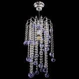 Люстра Зима каскад шар 30 фиолетовая в Сочи Люстра Зима каскад шар 30 фиолетовая в Сочи