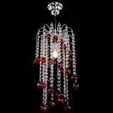 Люстра Зима каскад шар 30 красная в Сочи Люстра Зима каскад шар 30 красная в Сочи