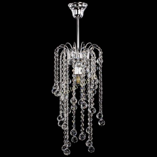 Люстра Зима каскад шар 30 в Сочи Гусь Хрустальный