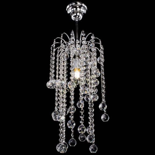 Люстра Зима каскад шар 30 в Сочи Гусь Хрустальный