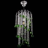 Люстра Зима каскад шар 30 зеленая в Сочи