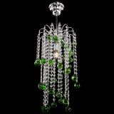 Люстра Зима каскад шар 30 зеленая в Сочи