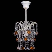 Люстра Зима шар чайная (белая патина)