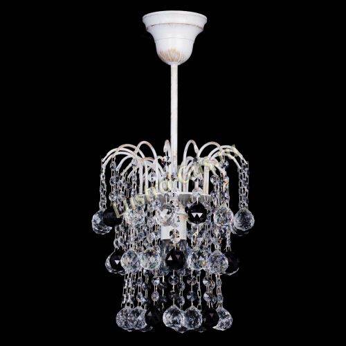 Люстра Зима шар черная (белая патина) в Сочи Люстра Зима шар черная (белая патина) в Сочи