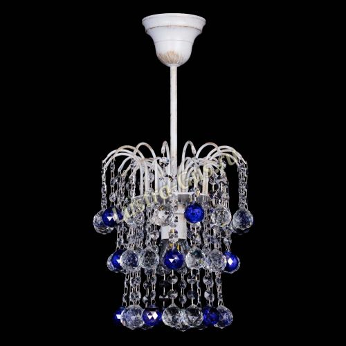 Люстра Зима шар синяя (белая патина) в Сочи Люстра Зима шар синяя (белая патина) в Сочи