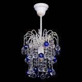 Люстра Зима шар синяя (белая патина) в Сочи Люстра Зима шар синяя (белая патина) в Сочи