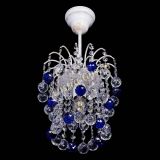 Люстра Зима шар синяя (белая патина) в Сочи Люстра Зима шар синяя (белая патина) в Сочи