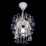 Люстра Зима шар синяя (белая патина) в Сочи Люстра Зима шар синяя (белая патина) в Сочи