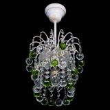 Люстра Зима шар зеленая (белая патина) в Сочи Люстра Зима шар зеленая (белая патина) в Сочи