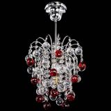 Люстра Зима шар красная в Сочи Люстра Зима шар красная в Сочи