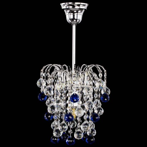 Люстра Зима шар синяя в Сочи Гусь Хрустальный