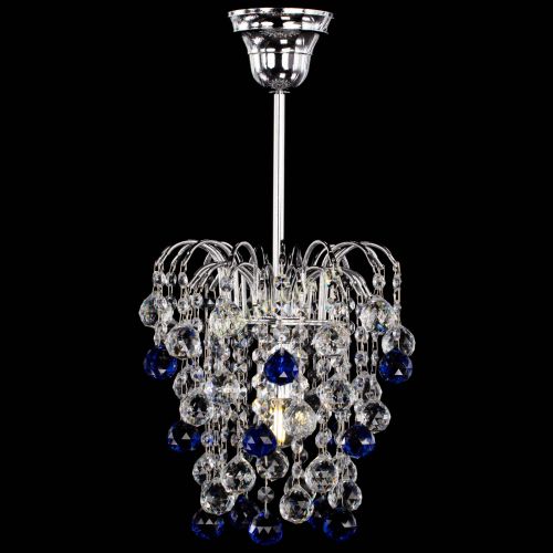 Люстра Зима шар синяя в Сочи Гусь Хрустальный