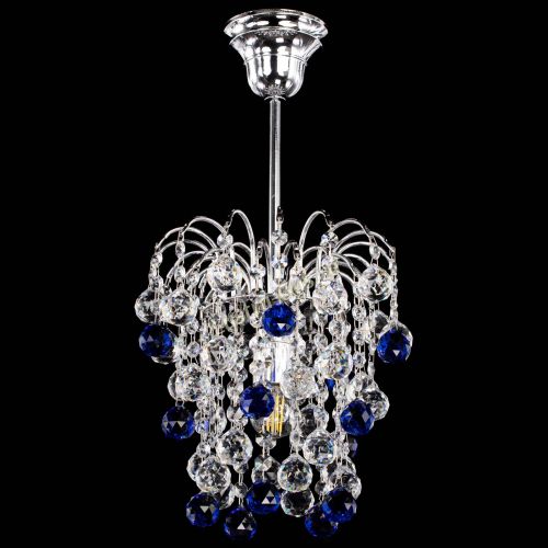 Люстра Зима шар синяя в Сочи Гусь Хрустальный