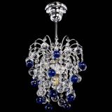 Люстра Зима шар синяя в Сочи