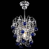 Люстра Зима шар синяя в Сочи