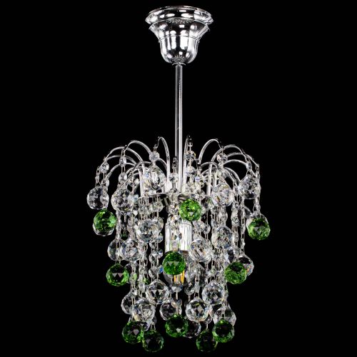 Люстра Зима зеленая в Сочи Гусь Хрустальный