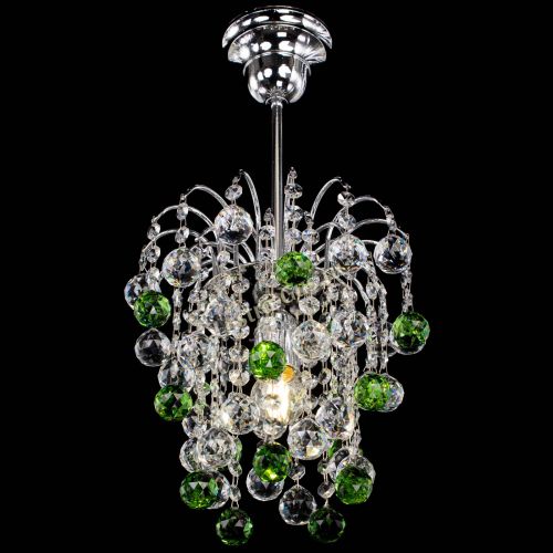 Люстра Зима зеленая в Сочи Гусь Хрустальный