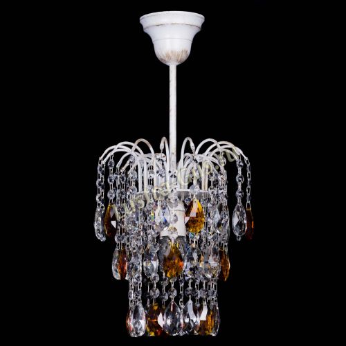 Люстра Зима журавлик чайная (белая патина) в Сочи Гусь Хрустальный