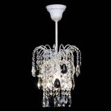 Люстра Зима журавлик черная (белая патина) в Сочи