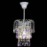 Люстра Зима журавлик фиолетовая (белая патина) в Сочи Люстра Зима журавлик фиолетовая (белая патина) в Сочи