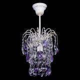 Люстра Зима журавлик фиолетовая (белая патина) в Сочи Люстра Зима журавлик фиолетовая (белая патина) в Сочи