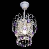 Люстра Зима журавлик фиолетовая (белая патина) в Сочи Люстра Зима журавлик фиолетовая (белая патина) в Сочи