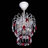 Люстра Зима журавлик красная (белая патина) в Сочи