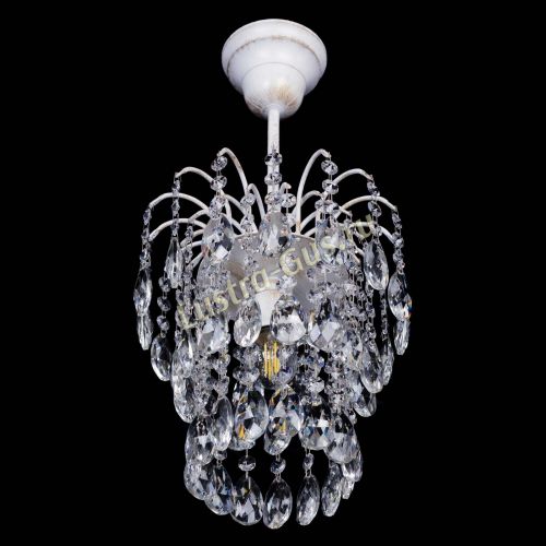 Люстра Зима журавлик белая в Сочи Гусь Хрустальный