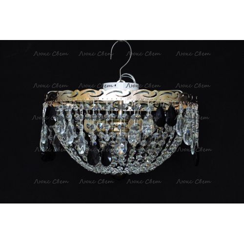 Люстра Анжелика журавлик черная в Сочи Гусь Хрустальный