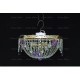 Люстра Анжелика журавлик фиолетовая в Сочи