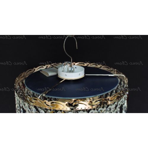 Люстра Анжелика журавлик розовая в Сочи Гусь Хрустальный