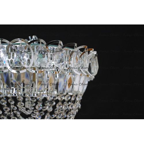 Люстра Катерина Водоворот 1 лампа в Сочи Гусь Хрустальный