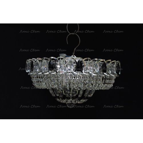 Люстра Кольцо Купол черная в Сочи Гусь Хрустальный