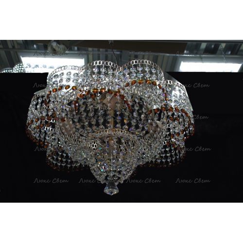 Люстра Лотос чайная в Сочи Гусь Хрустальный