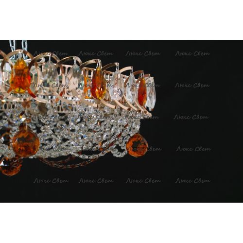 Люстра Водоворот Роза чайная в Сочи Гусь Хрустальный