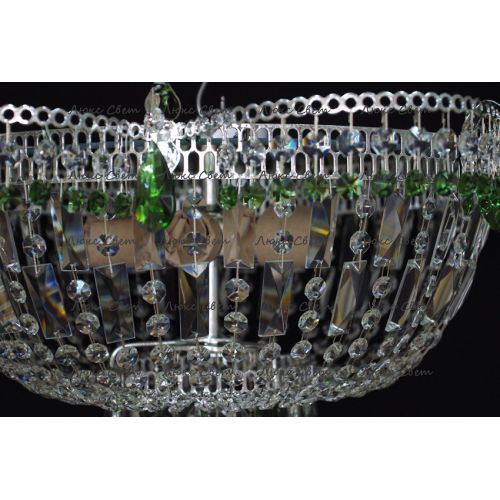 Люстра Ромашка цветная в Сочи Гусь Хрустальный