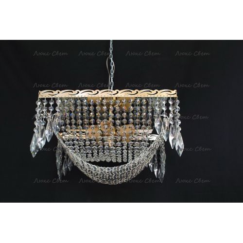 Люстра Квадрат Перо в Сочи Гусь Хрустальный