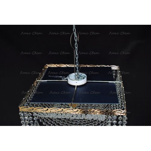 Люстра Квадрат Перо в Сочи Гусь Хрустальный