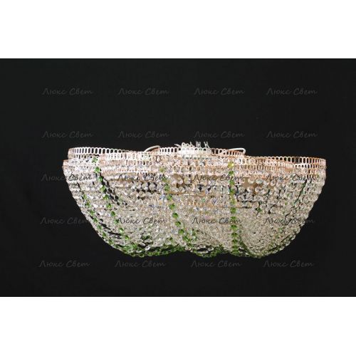 Люстра Лотос  Елена цветная № 1 в Сочи Гусь Хрустальный