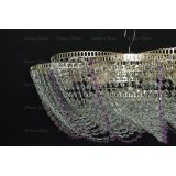 Люстра Лотос Елена сиреневая в Сочи