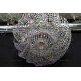 Люстра Лотос Елена сиреневая в Сочи