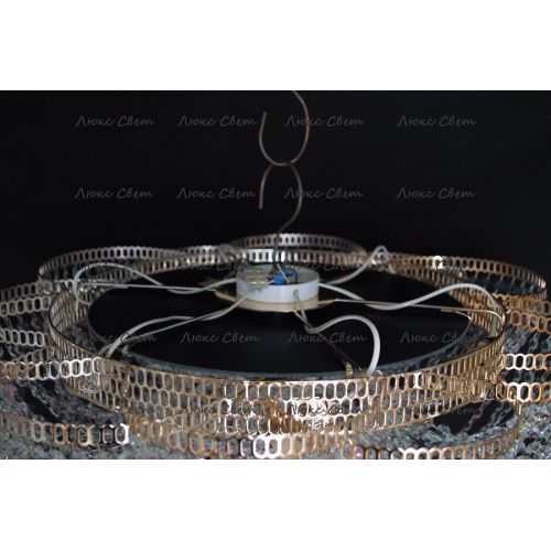 Люстра Лотос Елена розовая в Сочи Гусь Хрустальный