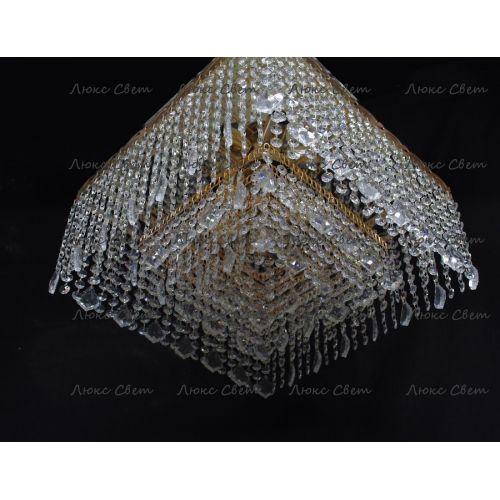 Люстра Квадрат гамма дубик длинная в Сочи Гусь Хрустальный