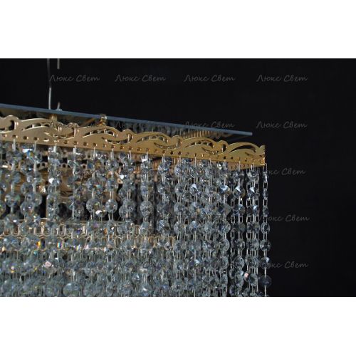 Люстра Квадрат гамма дубик длинная в Сочи Гусь Хрустальный