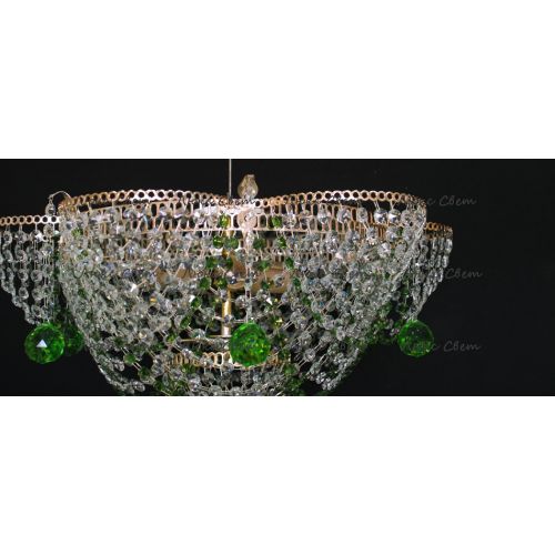 Люстра Ромашка Аленка цветная в Сочи Гусь Хрустальный