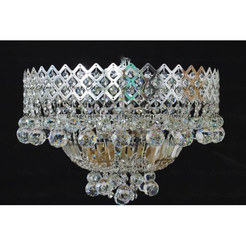 Люстра Водопад корона № 1 в Сочи Гусь Хрустальный